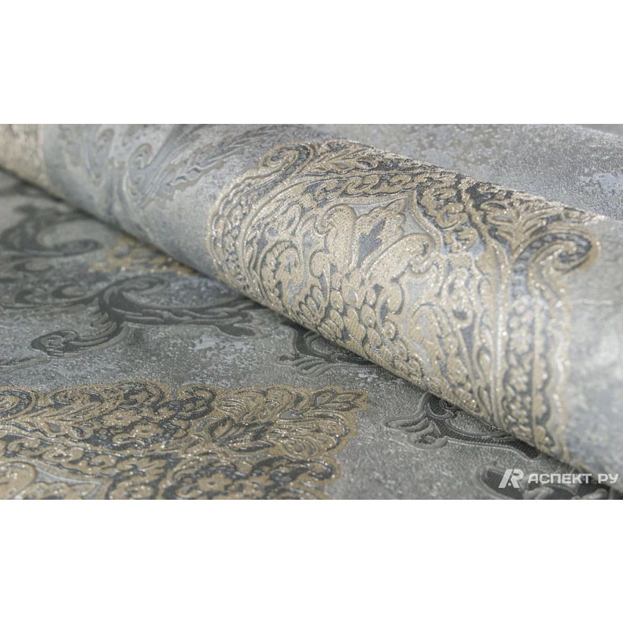 Обои флизелиновые Аспект Анталья Серый 70578-46 1,06х10,05 м