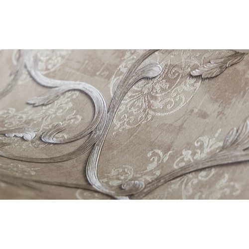 Обои флизелиновые Аспект Ницца бежевые 70331-18 1,06х10,05 м