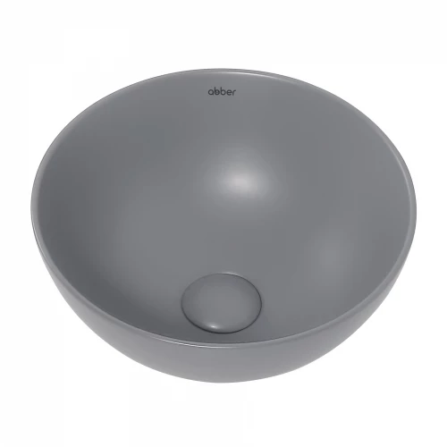 Раковина накладная Abber Bequem серая матовая AC2106MG