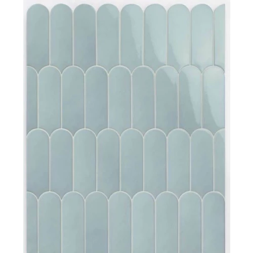 Плитка настенная Natucer Fan Mix Acqua 19,5х7,2 см