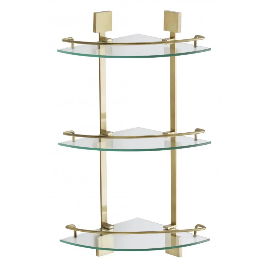 Полка Savol угловая тройная стеклянная S-065322C-3