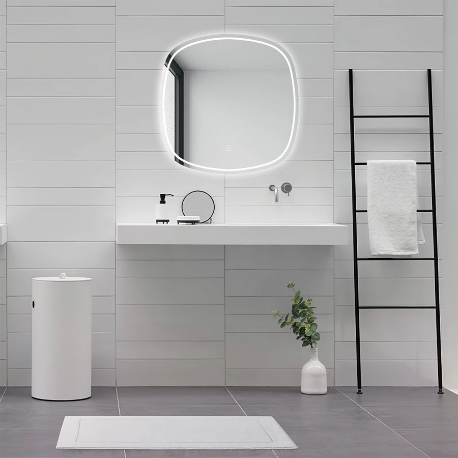 Зеркало Azario подсветка сенсорный выключатель с функцией диммера AZ-Z-015CS 60х60 см