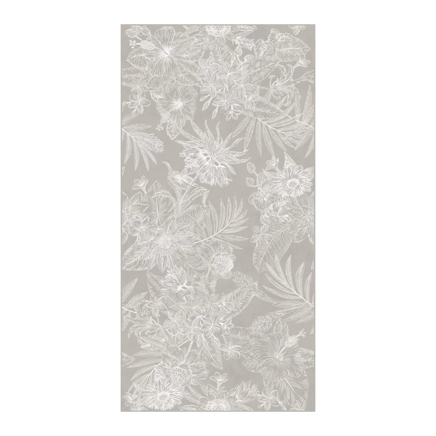 Плитка настенная Kerama Marazzi Таделакт Декор обрезной матовый серый KMD3STA056BR 119,5х60 см