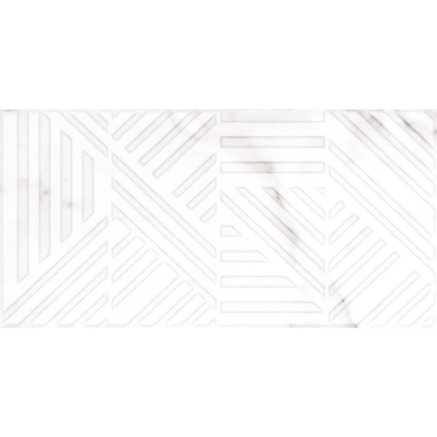 Плитка настенная Cersanit Moonlight белый рельеф A17573 59,8х29,8 см