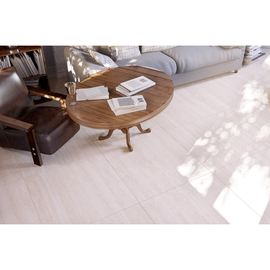 Керамогранит Гранитея Аллаки Бежевый полированный G202-Allaki Beige 600х600 PR 60х60 см