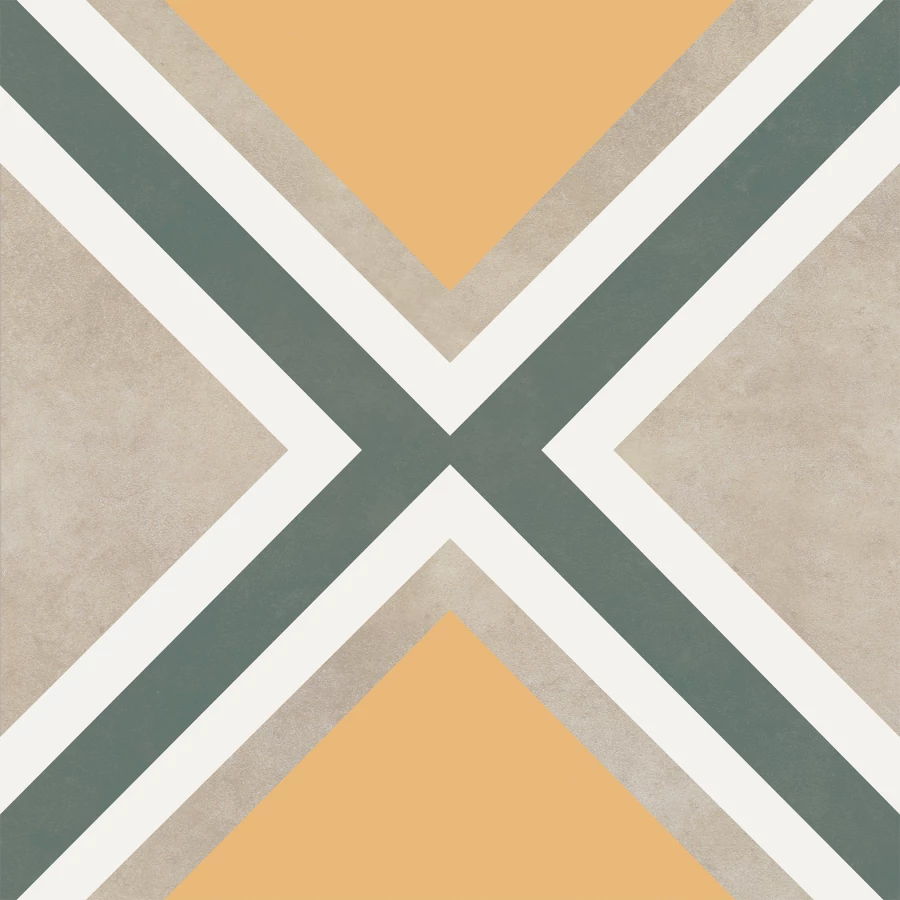 Керамогранит Creto Poly 4 матовый многоцветный DB_009 20х20 см