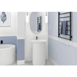 Бордюр настенный Meissen Keramik Trendy белый TY1U051 25х10 см