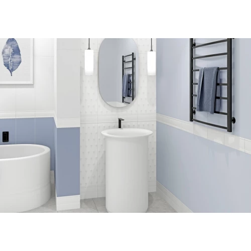 Бордюр настенный Meissen Keramik Trendy белый TY1U051 25х10 см