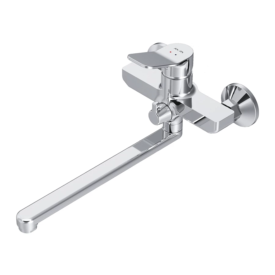 Смеситель для ванны и душа Am Pm X-Joy с длинным изливом F85A90000