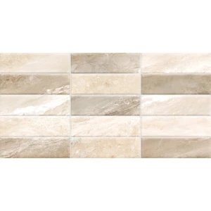 Плитка настенная ALMA Ceramica Adriatic рельефная матовая бежевая TWA3060ADT14 60х30 см