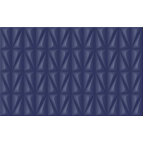 Плитка настенная Шахтинская плитка Конфетти синий низ 02 (рельеф) 25х40 см
