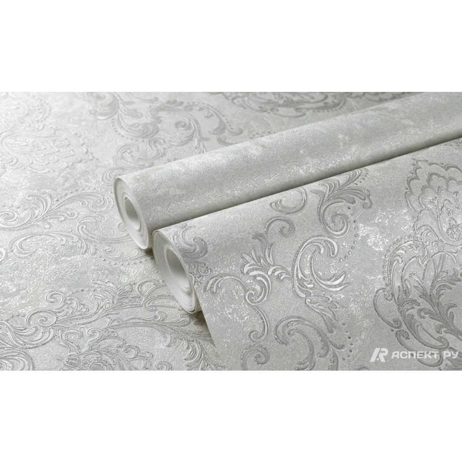 Обои флизелиновые Аспект Эмилия Серый 70556-14 1,06х10,05 м