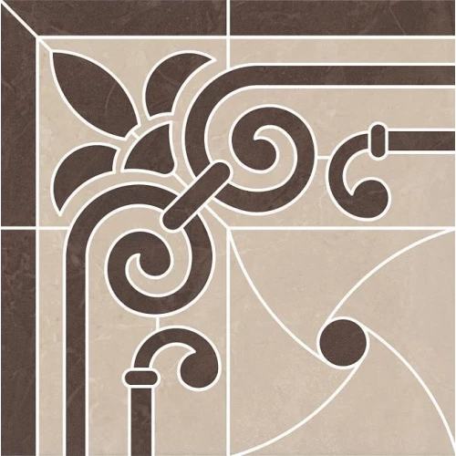 Керамогранит Kerama Marazzi Версаль Декор матовый бежевый ID107T 30x30 см