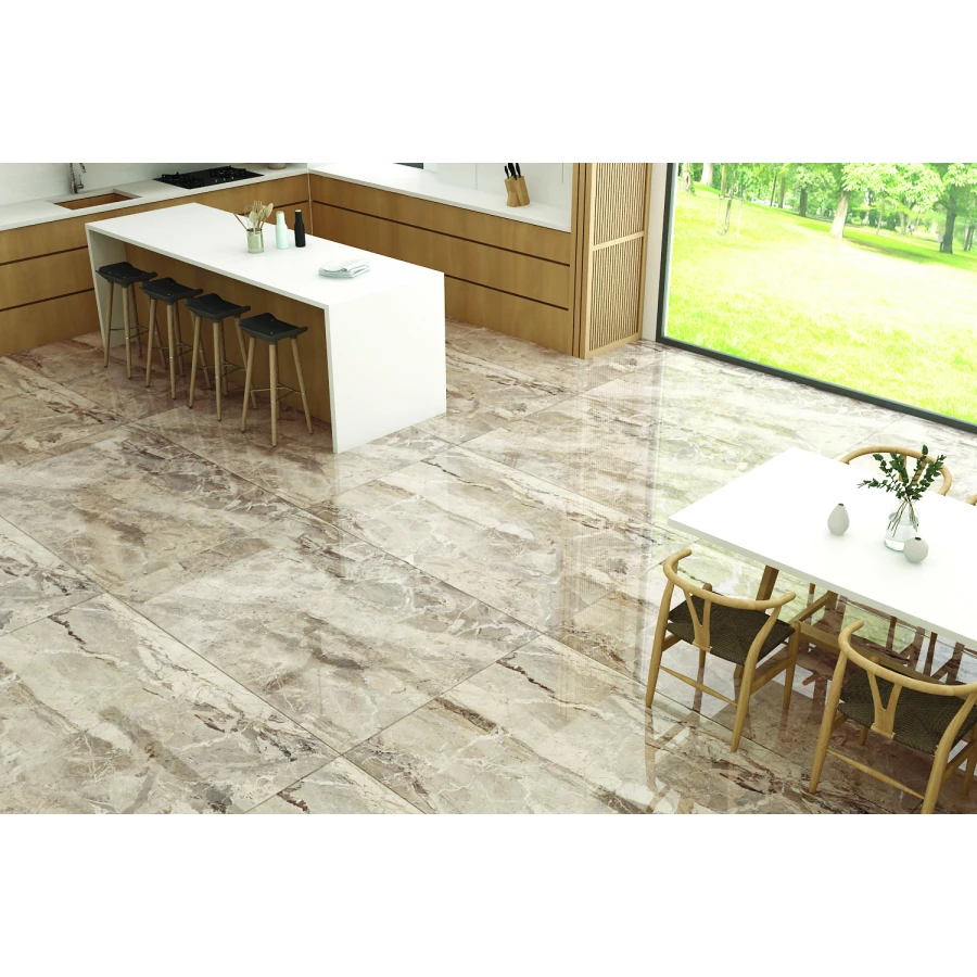 Керамогранит Maimoon Ceramica Slabs Breccia Versailies Rosso 180х120 см