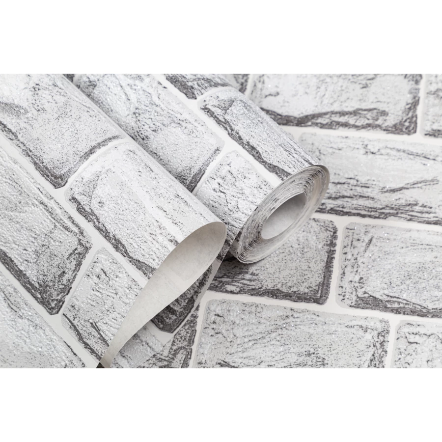 Обои виниловые Palitra Home Block HomeColor коричневые HC31195-44 1,06х10,05 м