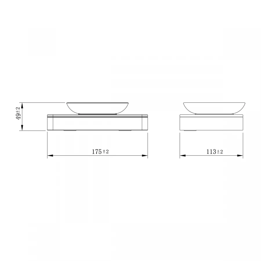 Мыльница Lemark Glass Line с держателем хром белое стекло 9741037