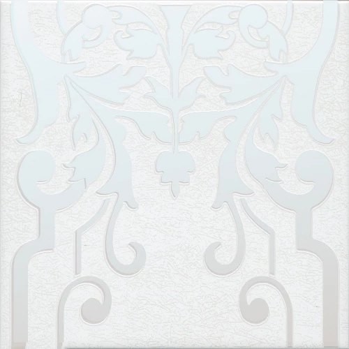 Декор Kerama Marazzi Барберино 2 глянцевый белый HGD/A566/5155 20x20 см