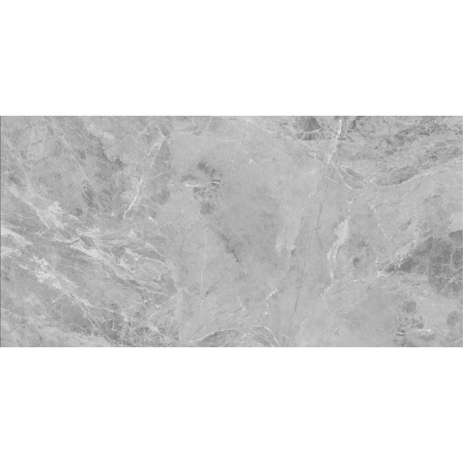 Керамогранит Planet Ceramics UKSL 2411 глянцевый серый 120х60 см