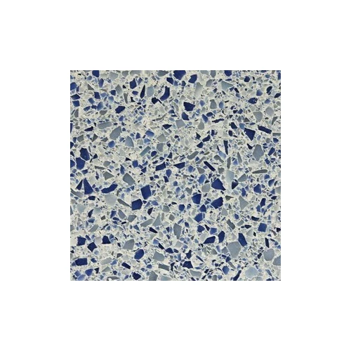 Керамогранит Bisazza Logos агломер кусочки стекла голубой log-712-1 60x60 см