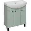 Тумба под раковину Runo Римини 75 мята под умывальник Best 75 00-00001275