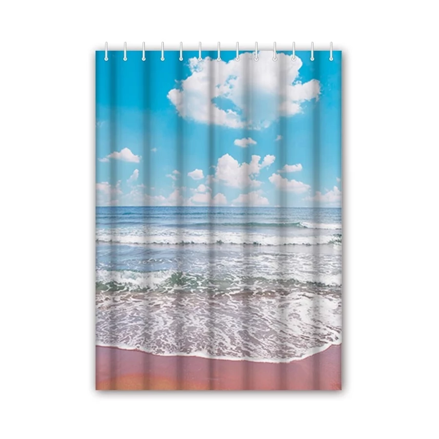 Штора для ванной Haiba море HB74061 180x180 см