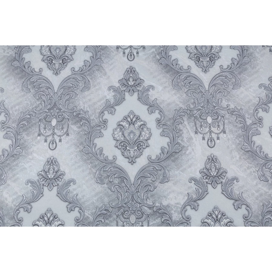 Обои флизелиновые Palitra Home Ornament HomeColor серые HC31215-44 1,06х10,05 м