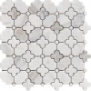 Мозаика Orro Mosaic Стоне Эстетик Айвори глянцевая белая 29,8х29,8 см