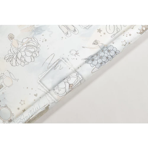 Обои флизелиновые Palitra Home HomeColor Ballet Girls Rose melody бежевые 715-16 1.06х10.05 м