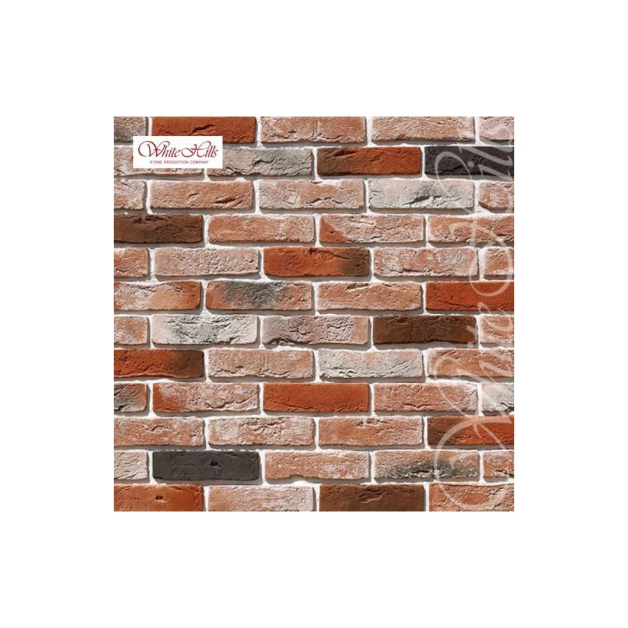 Плитка под кирпич White Hills Лондон Брик 301-50 23,5х6,5х1,2-1,5 см
