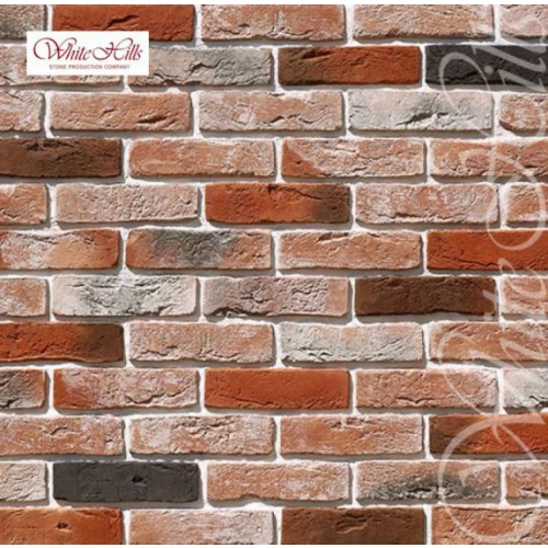 Плитка под кирпич White Hills Лондон Брик 301-50 23,5х6,5х1,2-1,5 см