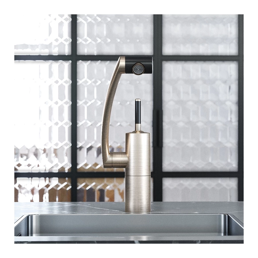 Смеситель для кухни Damixa Arc никель 290007264