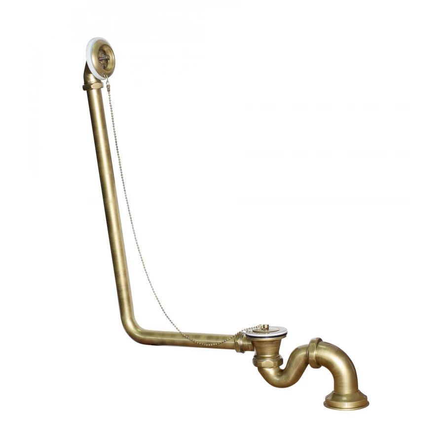 Слив-перелив для ванны Creto Corsica с гидрозатвором бронза 24-DO-Br