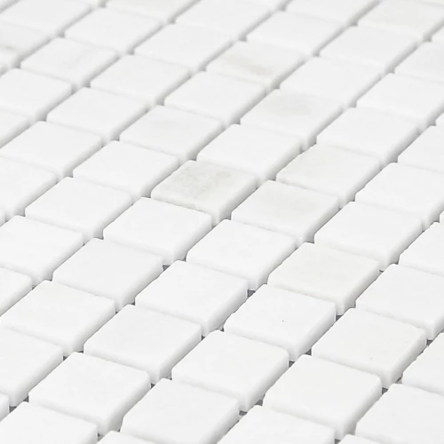 Мозаика Imagine Mosaic Натуральный камень 15х15 белая STN5154Р 30,5х30,5 см