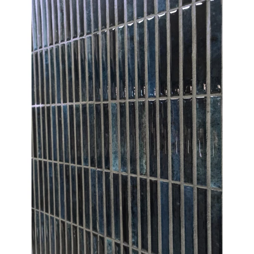 Керамогранит Dune Ceramica Kit-Kat Mosaic Ocean Glossy глянцевый темно-синий 188860 23,1х11,5 см