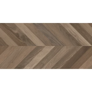 Керамогранит Laparet Wood Latina Brown Chevron M матовый карвинг коричневый 120х60 см