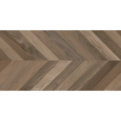Керамогранит Laparet Wood Latina Brown Chevron M матовый карвинг коричневый 120х60 см
