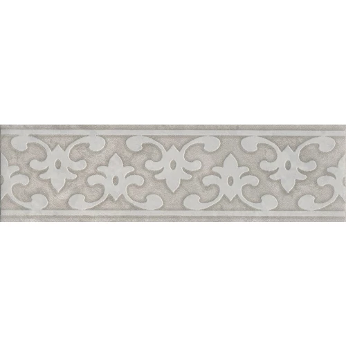 Плитка настенная Kerama Marazzi Ферони Бордюр матовый серый OS/B296/8348 20x5,7 см