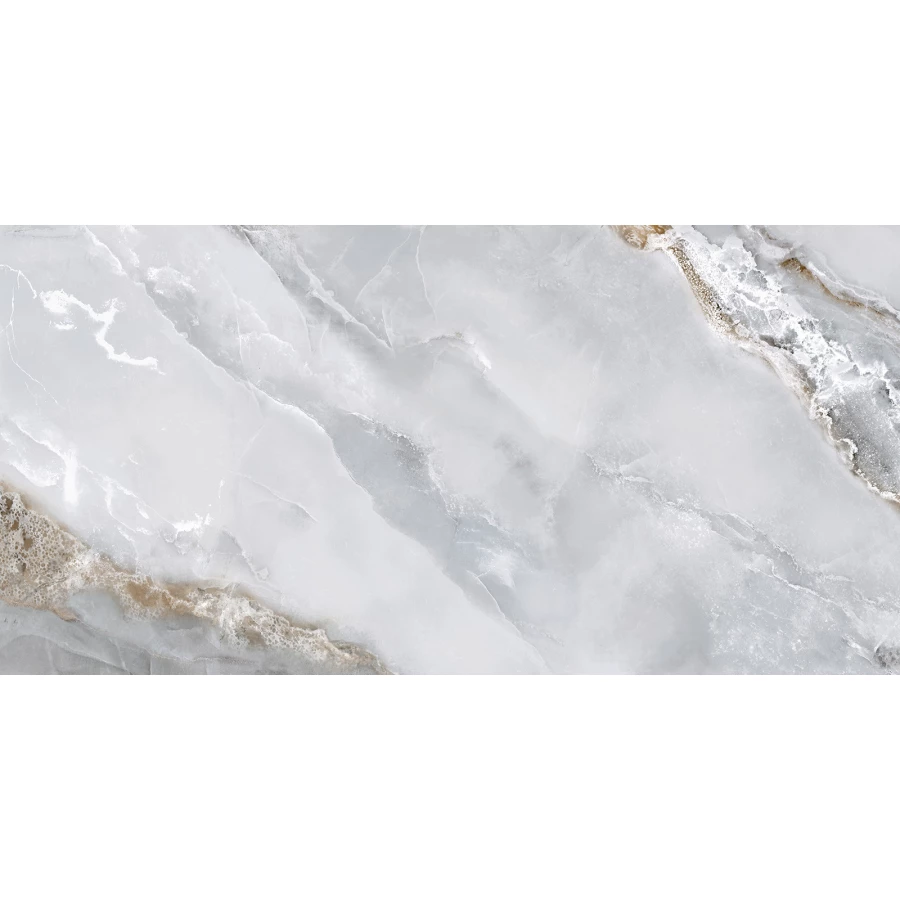 Керамогранит ALMA Ceramica Orlando лаппатированный серый GFA114ORD07L 114х57х0,75 см