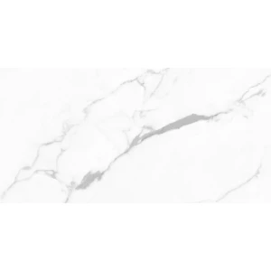 Керамогранит Cersanit Futura тонкий Deep Calacatta полированный белый ректификат A17127 120х60 см