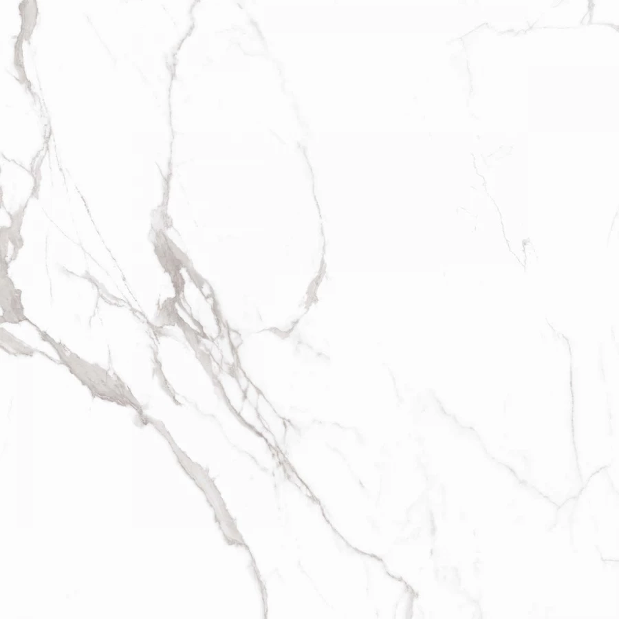 Керамогранит StaroSlabs Polished Manhattan White Elegance глянцевый белый 120х120 см