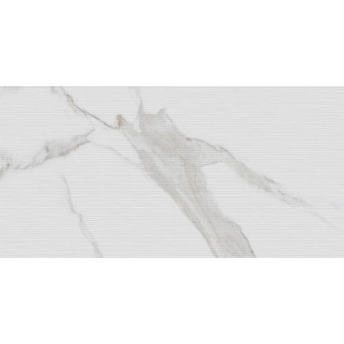 Керамогранит Neodom Classic Marble Statuario Irish Gold Linear Matt матовый белый N20575 120х60 см