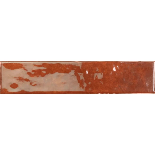 Плитка настенная Monopole San Remo Amber глянцевая красная 25x5 см