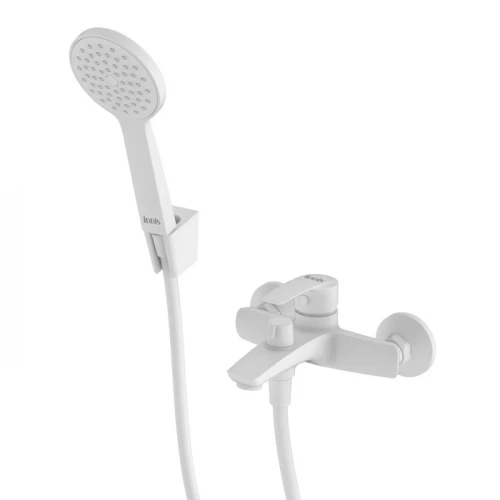 Смеситель для ванны матовый Iddis Ray RAYWT02i02 белый