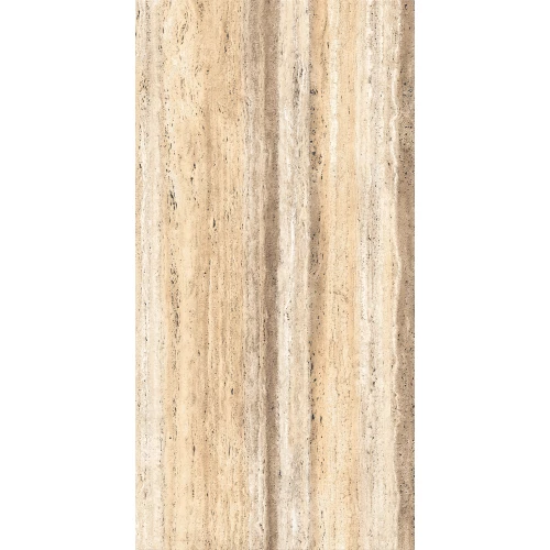 Керамогранит Creanza Rock Travertino Beige Shape+Glue Art 3D-глазурь матовый бежевый SH1008-G 120х60 см