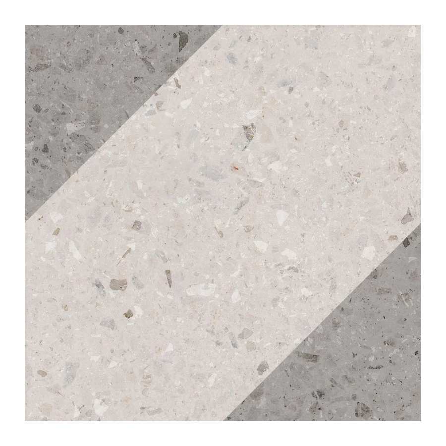 Керамогранит WOW Дропс Натурал Бит Деcор Греы / Drops Natural Bit Decor Grey матовый серый 108802 18,5х18,5 см