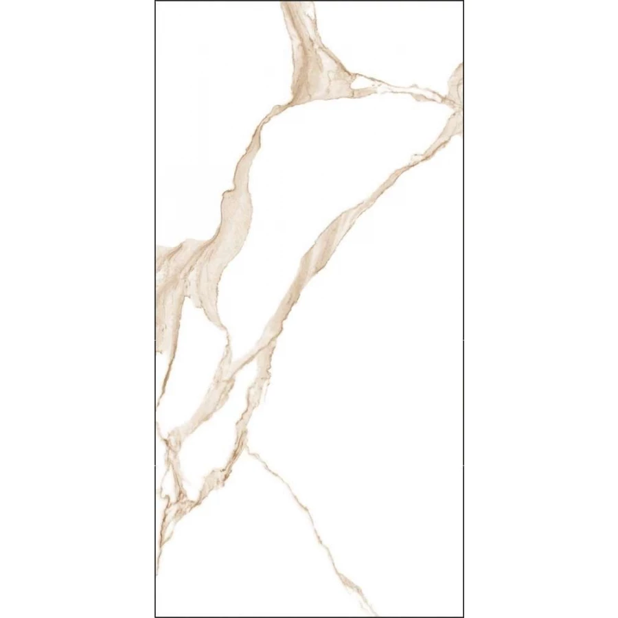 Керамогранит Global Tile Majestic_GT грес глазуированный Белый GT120600303MR 120х60 см