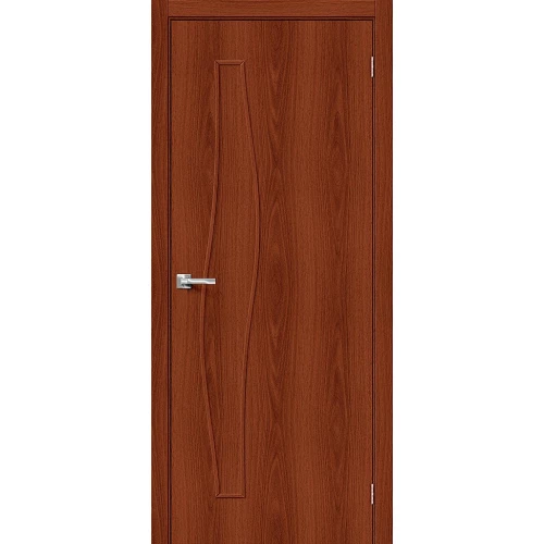 Межкомнатная дверь Bravo 6Г 200x70 экошпон Direct полотно глухое цвет Л-11 (ИталОрех)