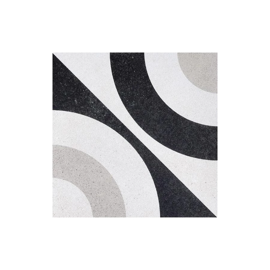 Керамогранит Fioranese Ceramica Cementine Black&White 5 матовый черно-белый CBW20C5 20x20 см