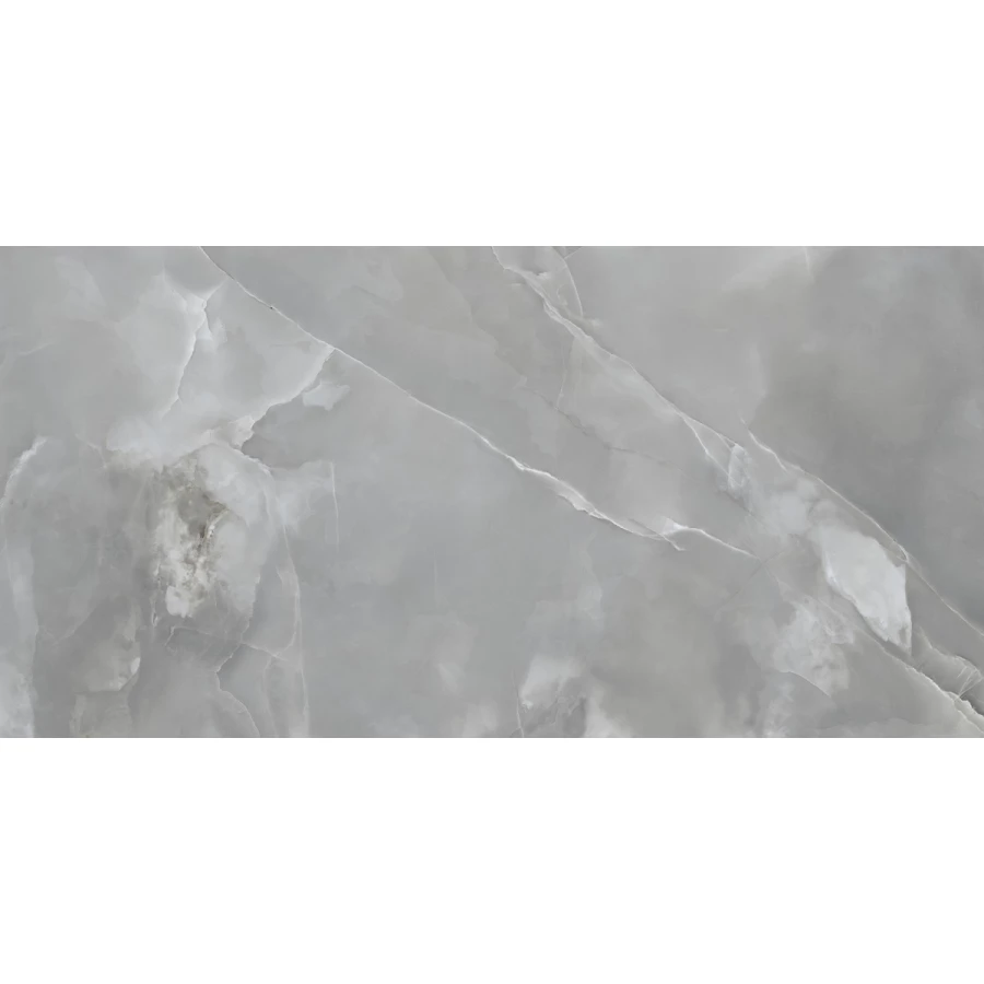 Керамогранит Laparet Snowy Night лаппатированный шайн серый 120х60 см