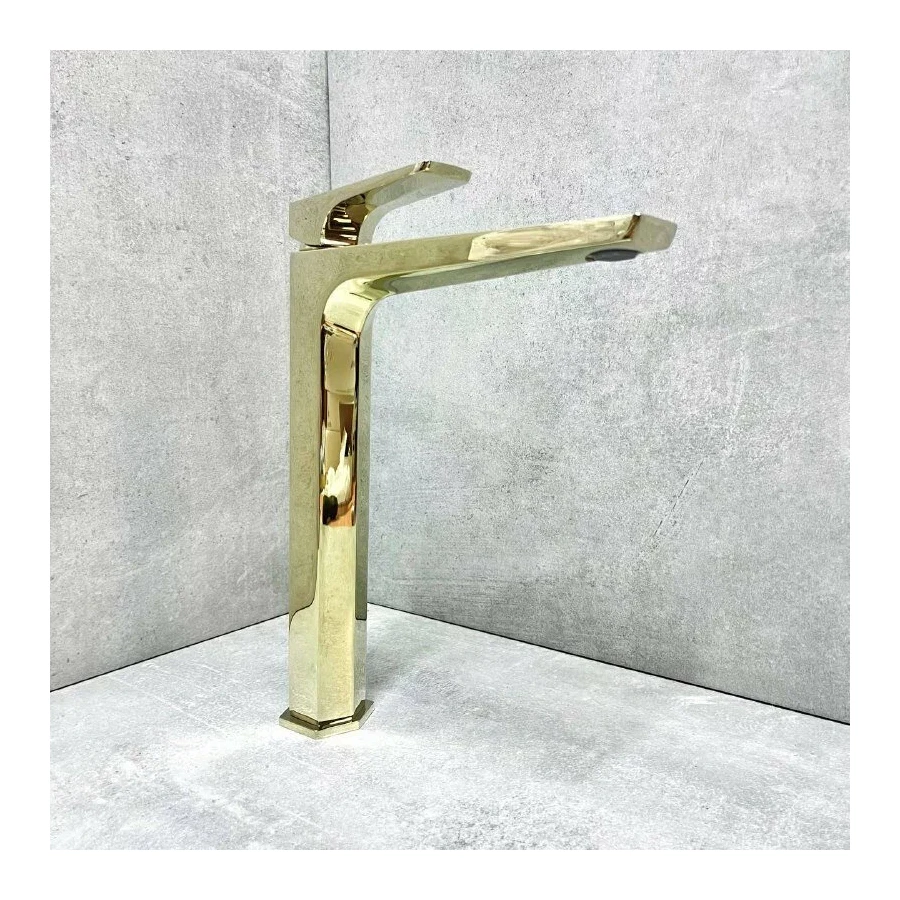 Смеситель для раковины Haiba золотой HB11726-5